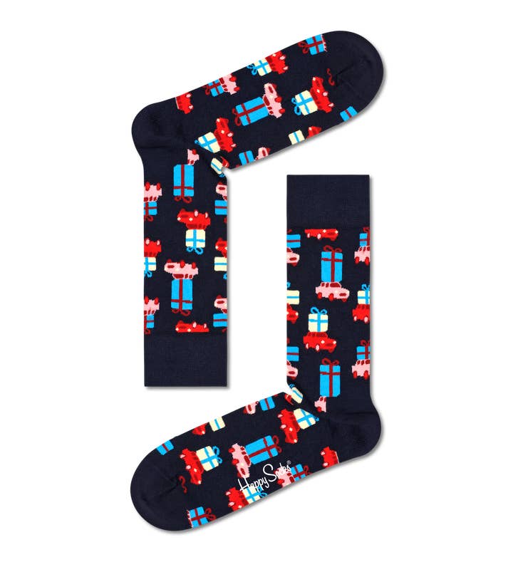 Holiday shopping socks