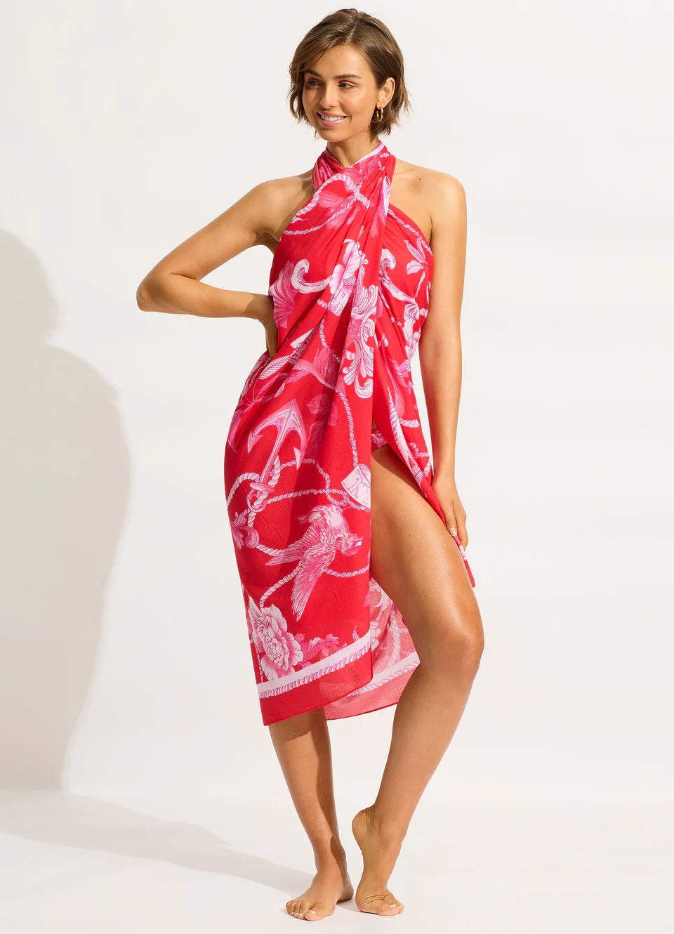 Ahoy, sarong Chilli Red