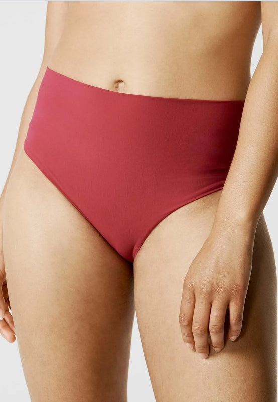 Red plum, fold brief Plommerød